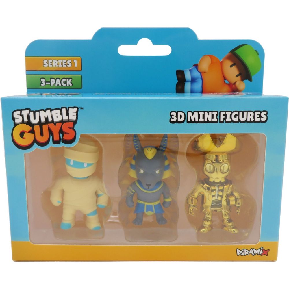Комплект 3 мини фигурки Stumble Guys, 3D S1