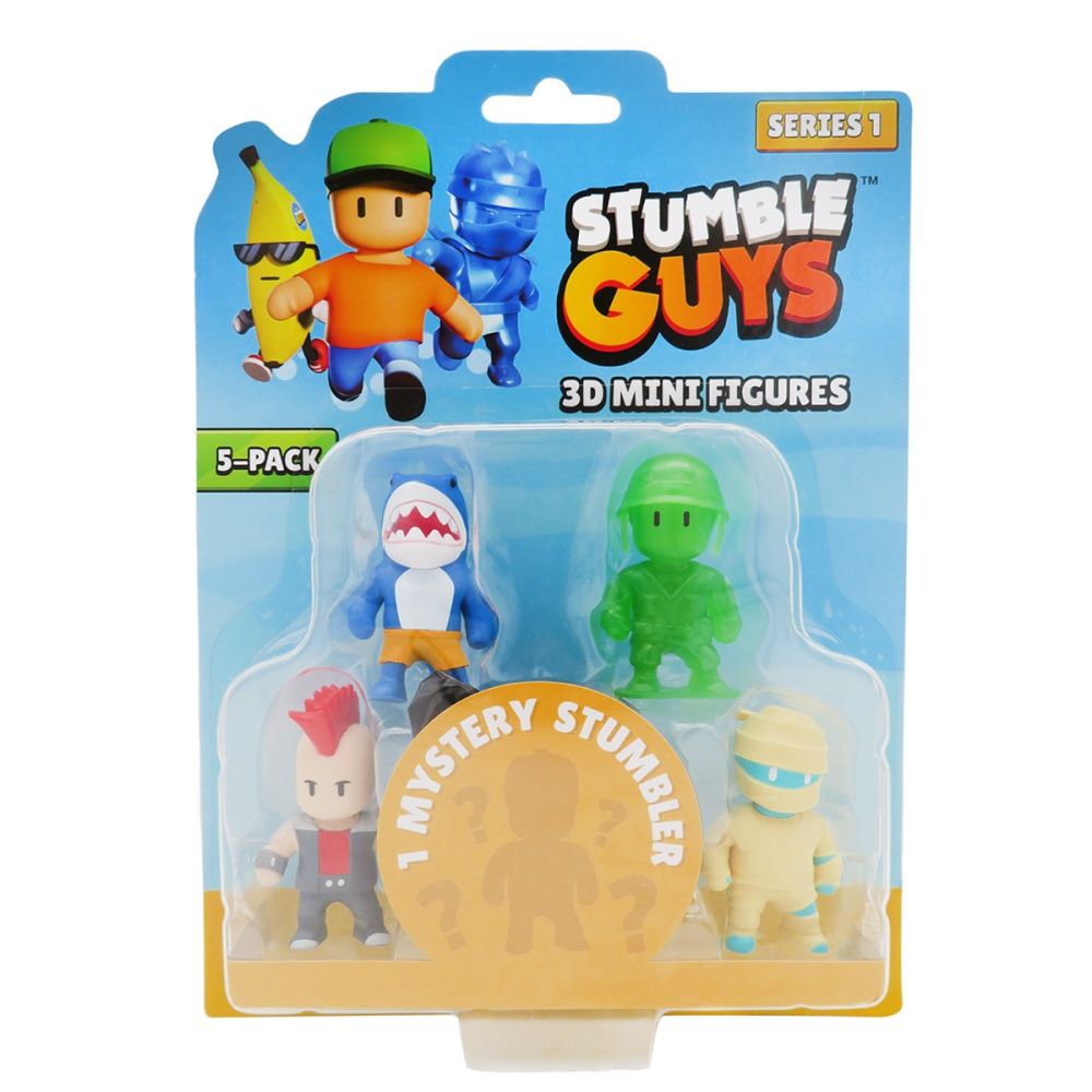 Комплект 5 мини фигурки Stumble Guys, 3D S1