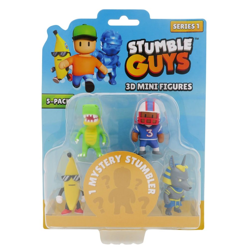 Комплект 5 мини фигурки Stumble Guys, 3D S1