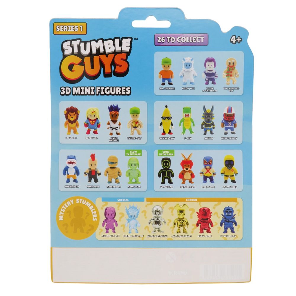 Комплект 5 мини фигурки Stumble Guys, 3D S1