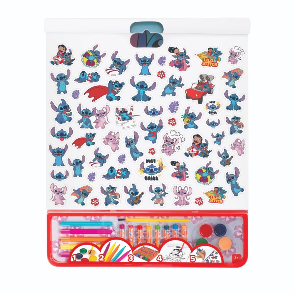 Комплект за рисуване, Disney Stitch, Giga Block 5 в 1