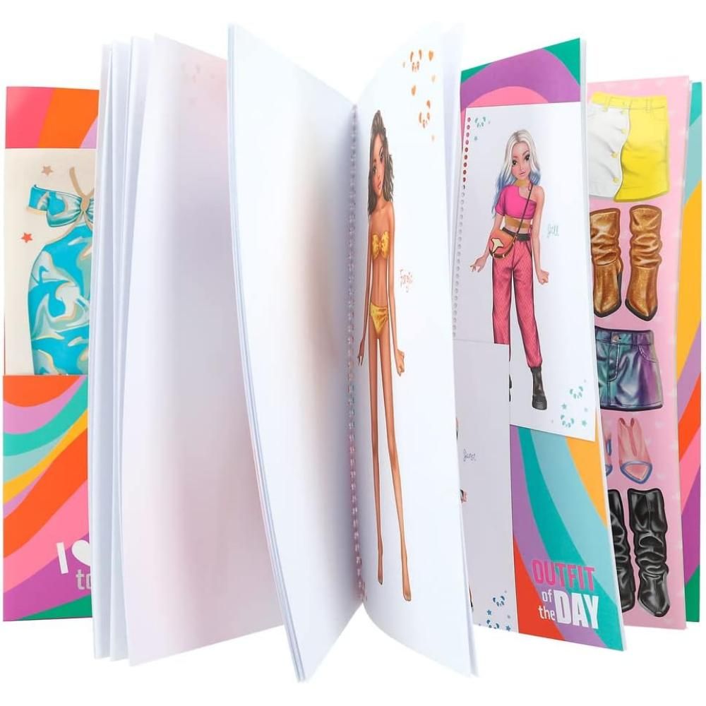 Книжка с активности, Depesche, TopModel, Dress Me Up Cut Out