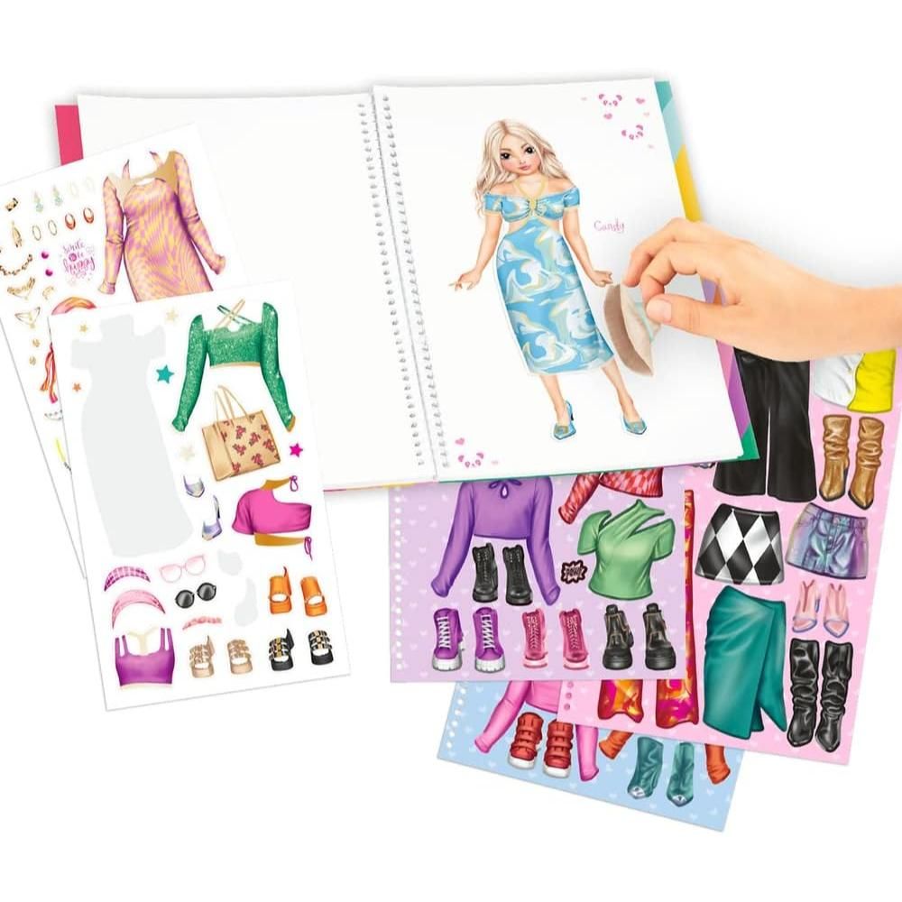Книжка с активности, Depesche, TopModel, Dress Me Up Cut Out