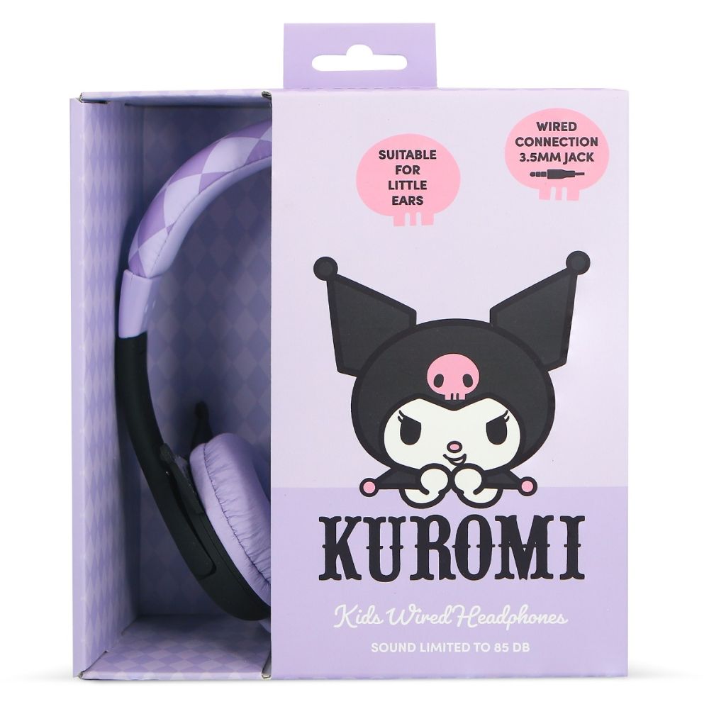 Кабелни аудио слушалки, OTL, On-ear, Kuromi Kids Wired