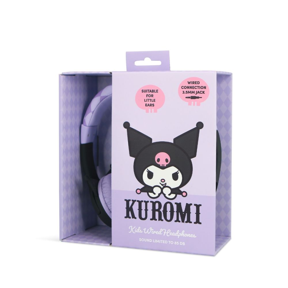 Кабелни аудио слушалки, OTL, On-ear, Kuromi Kids Wired