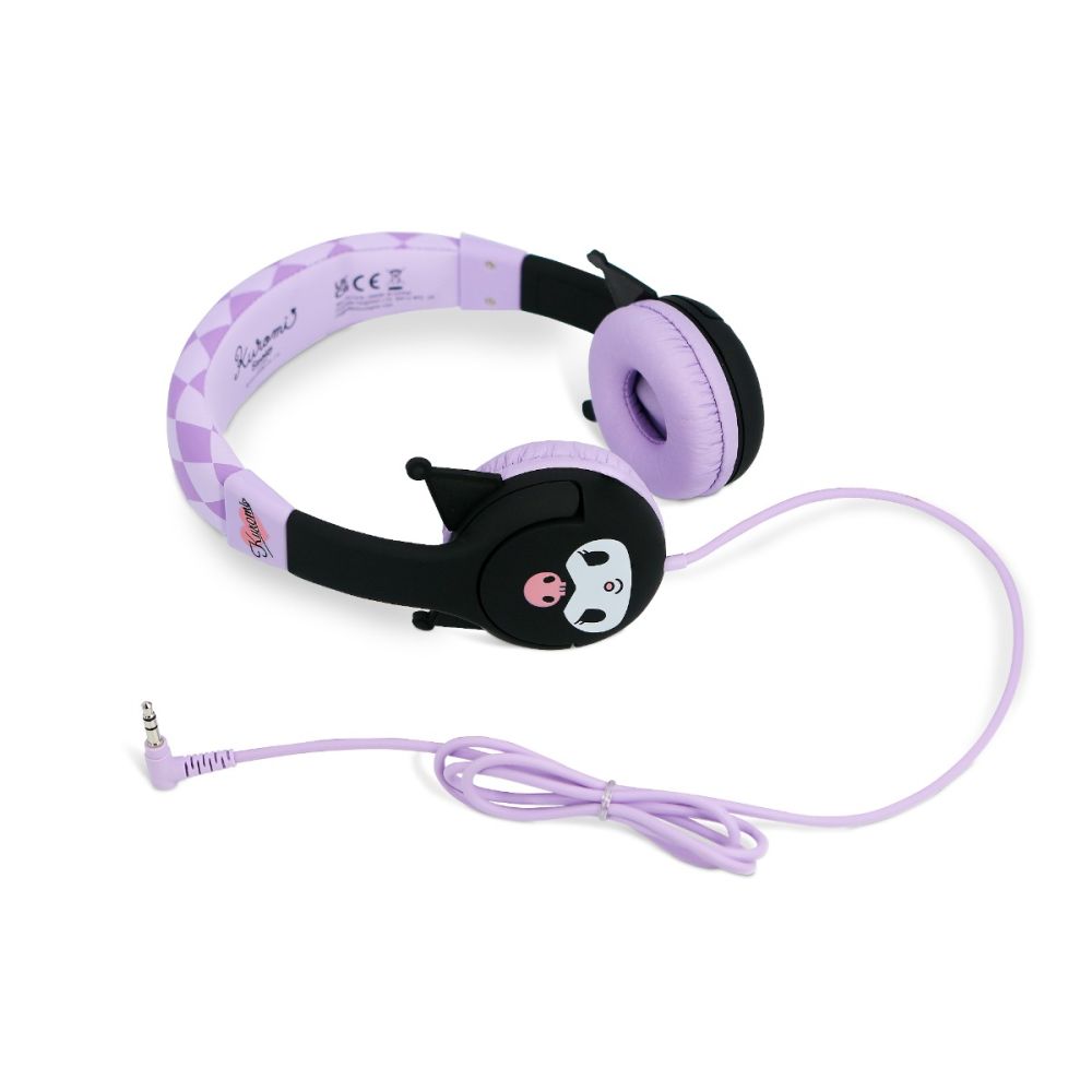 Кабелни аудио слушалки, OTL, On-ear, Kuromi Kids Wired