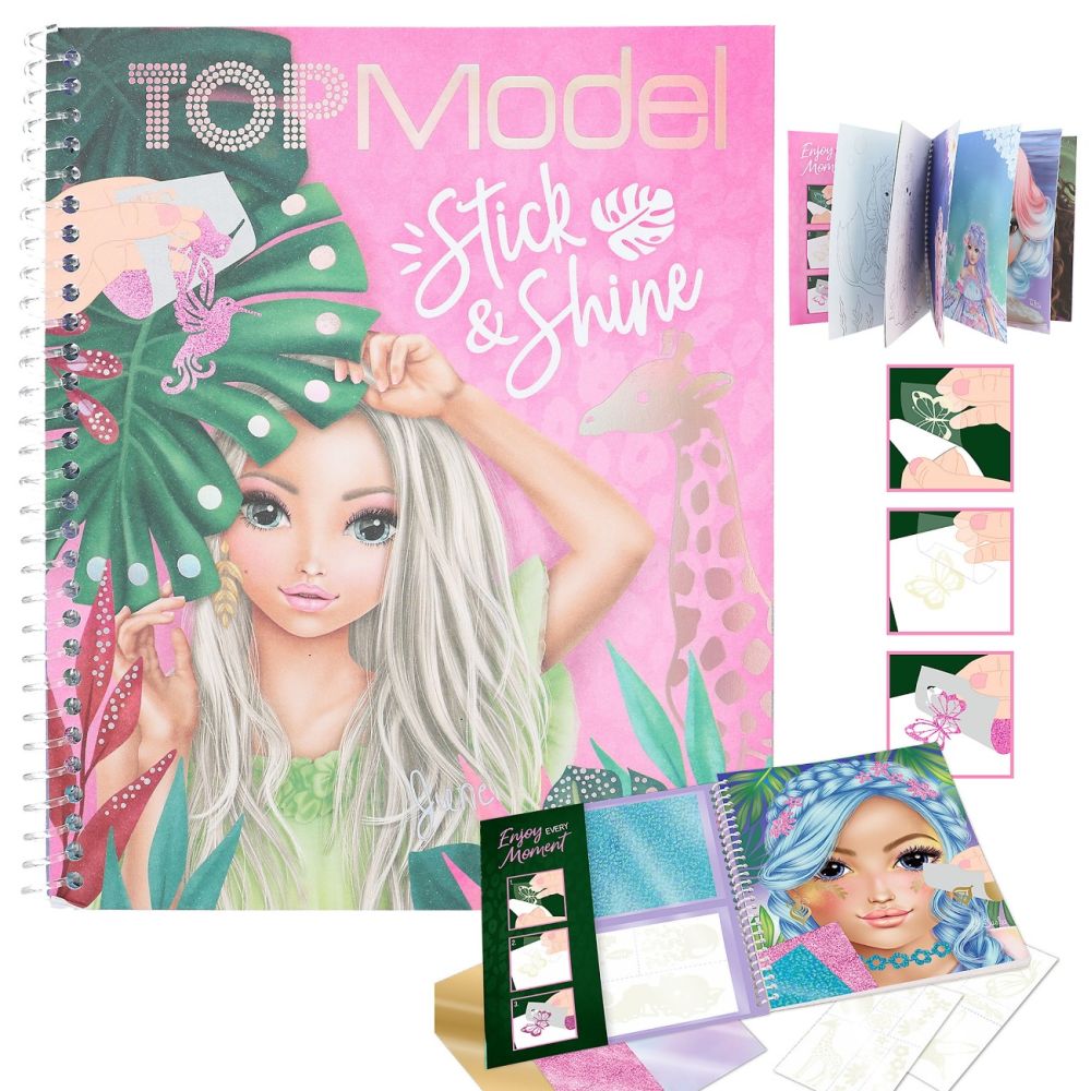 Книжка с дейности, Depesche, TopModel, Stick & Shine