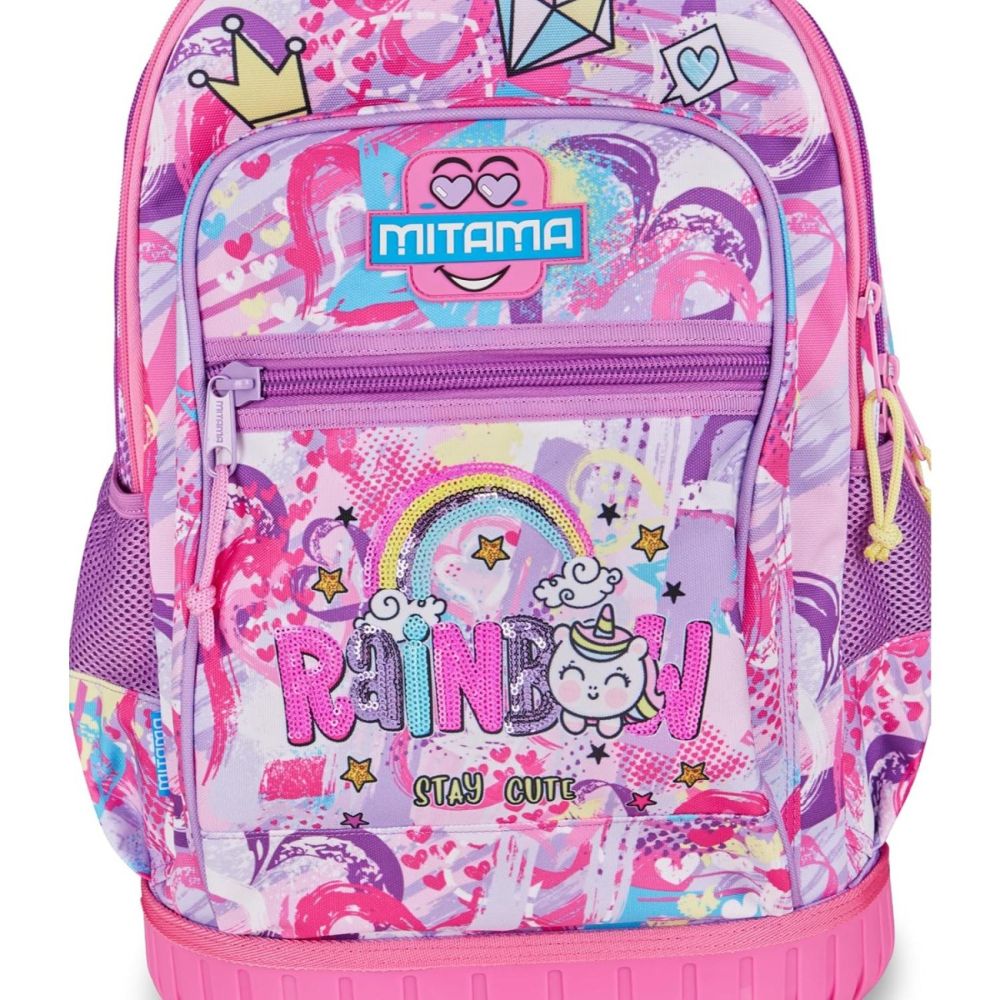 Раница с колелца и 3 отделения, Mitama, Run Maxi, Rainbow