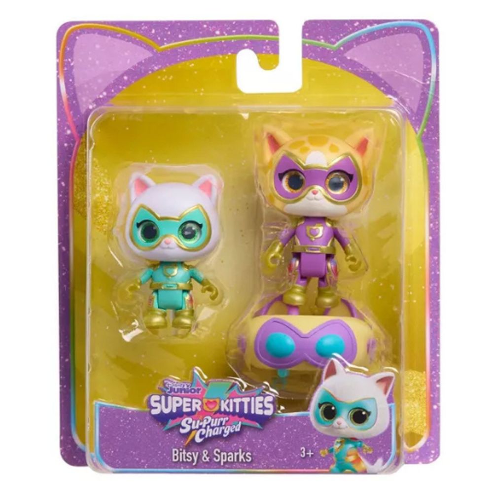 Комплект за игра с 2 фигурки и аксесоари, Superkitties