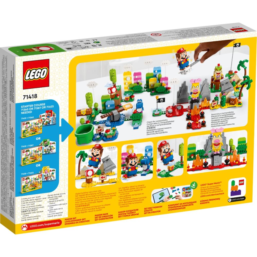 LEGO® Super Mario - Комплект кутия с творчески инструменти (71418)