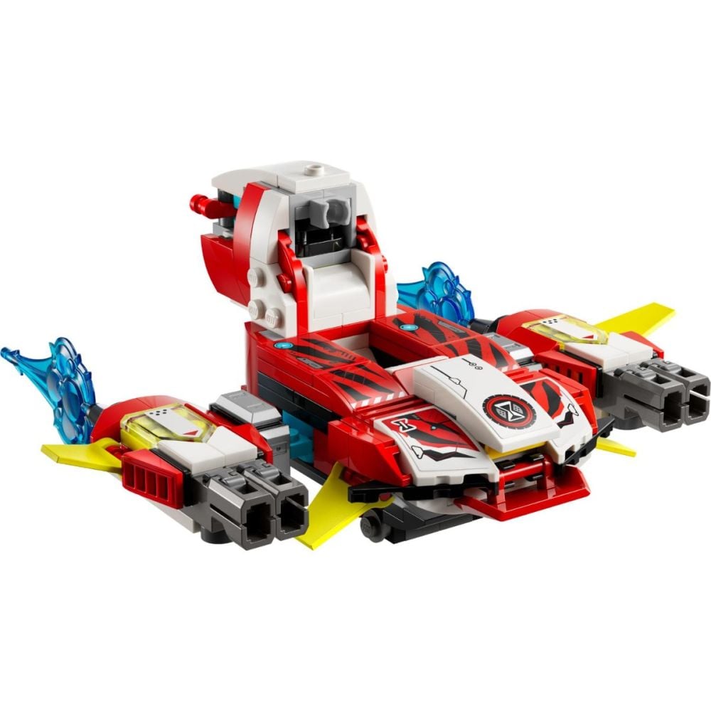 LEGO® Dreamzzz - Тигър-робот на Купър и кола драгстер на Zero (71497)