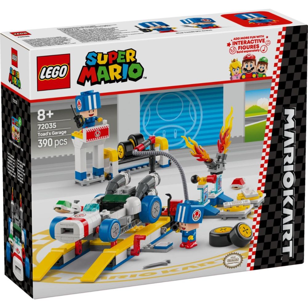 LEGO® Super Mario - Mario Kart - Гаражът на Toad (72035)