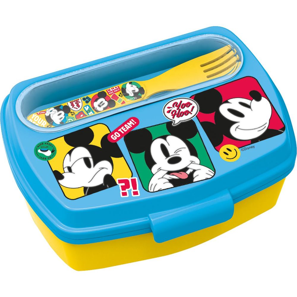 Кутия за обяд с прибори, Stor, Mickey Mouse