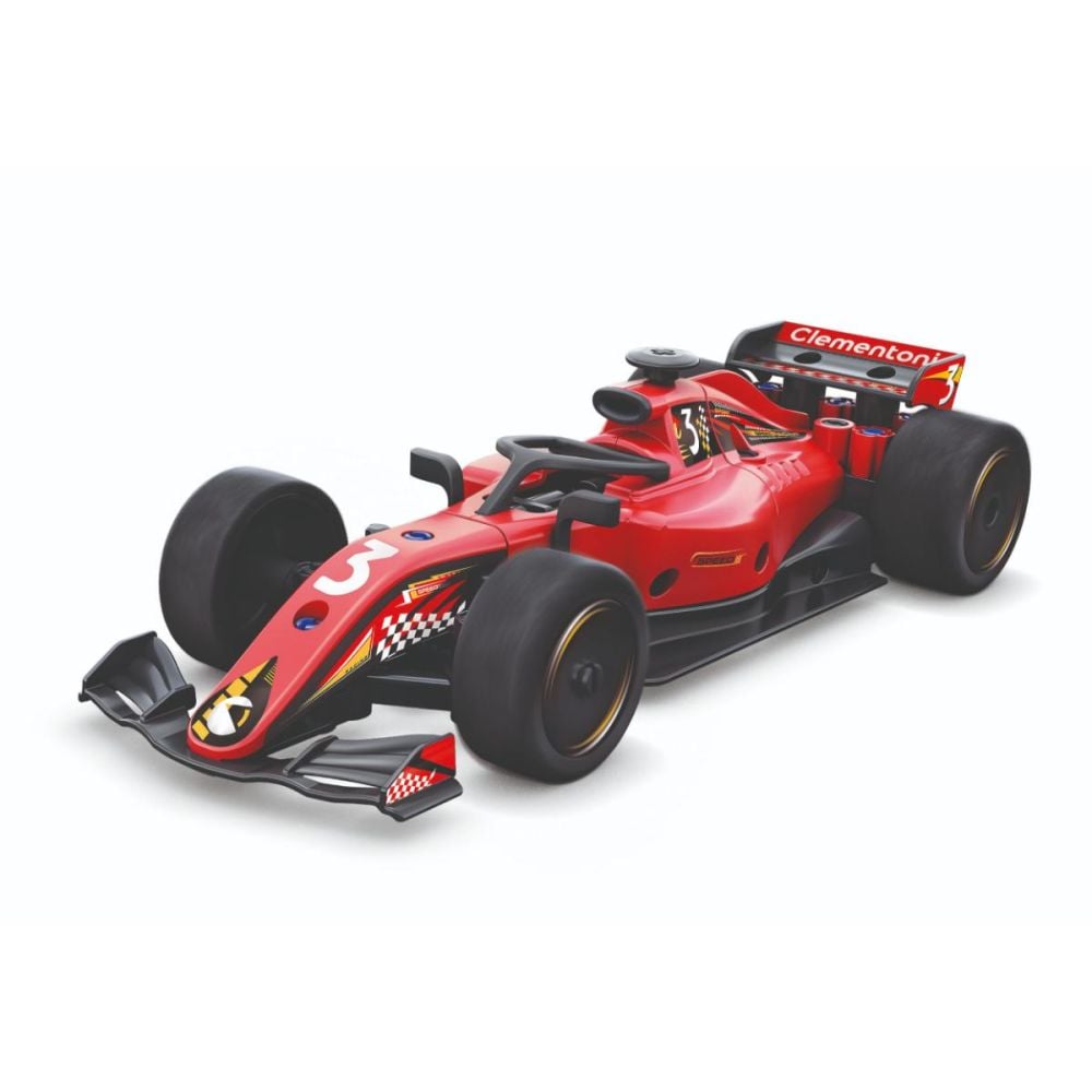 Строителен комплект 2 в 1, Clementoni, Racing Car