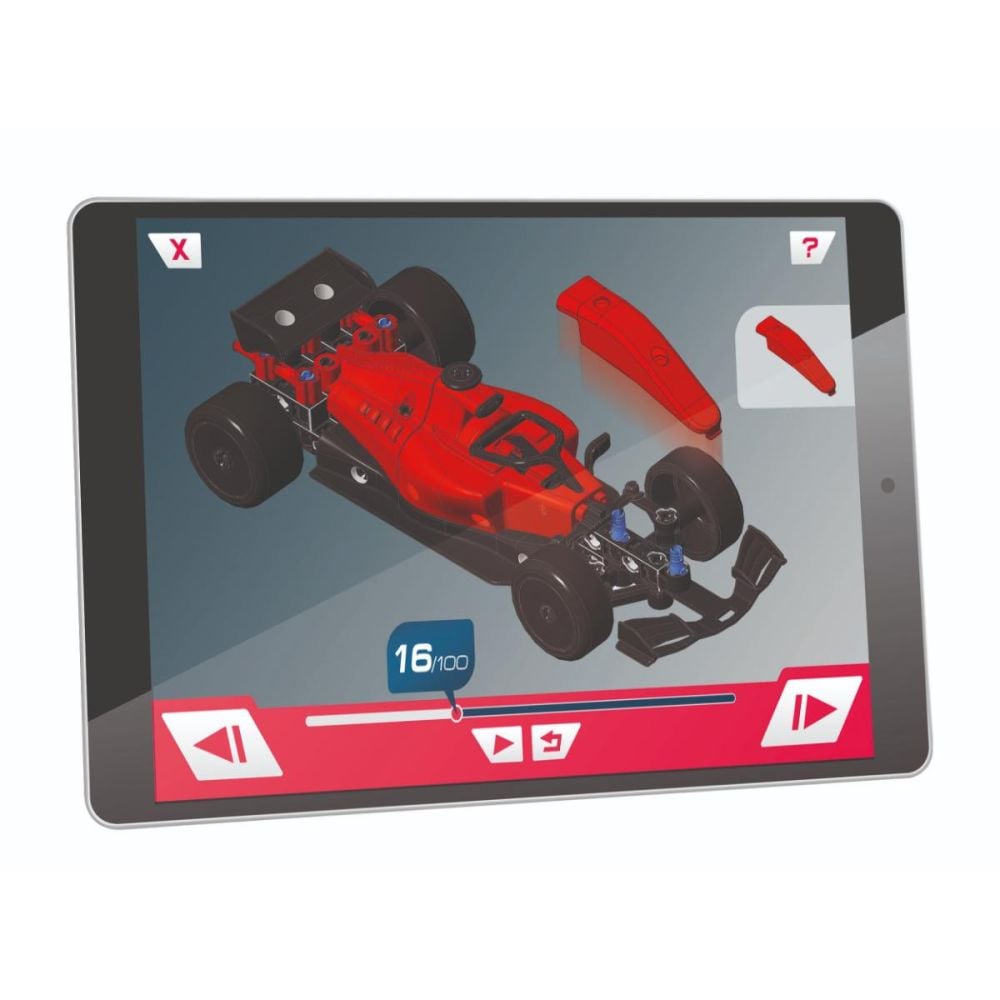 Строителен комплект 2 в 1, Clementoni, Racing Car