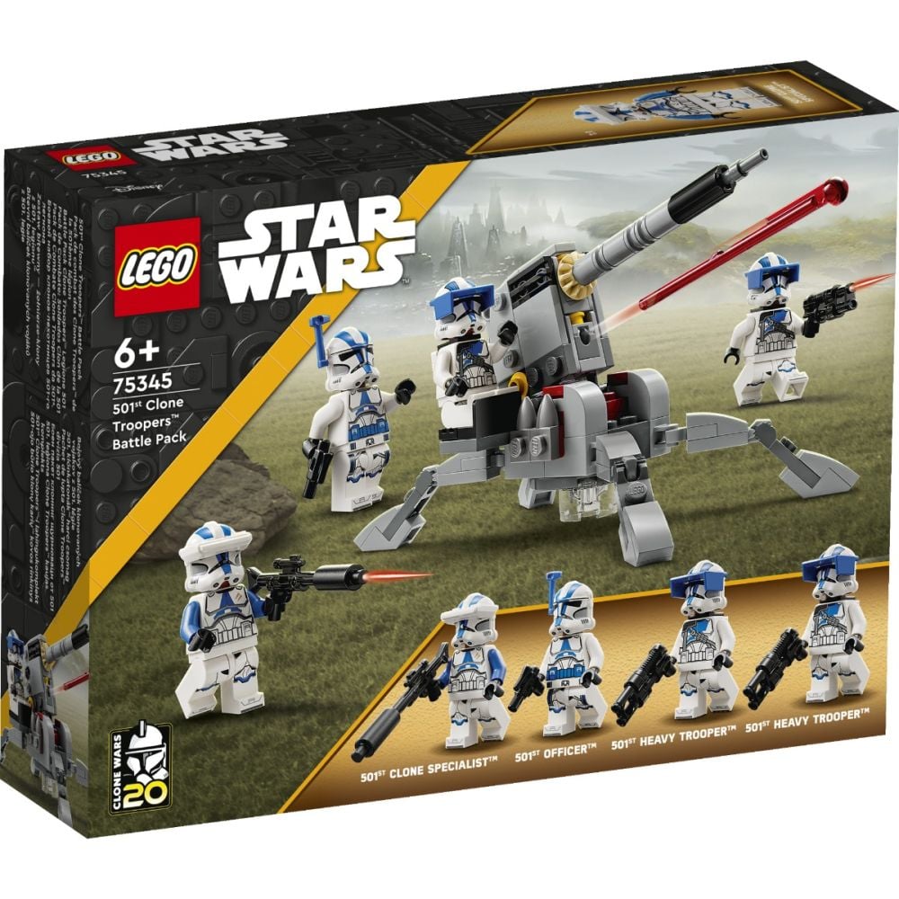 LEGO® Star Wars - Боен пакет клонинг щурмоваци от 501 (75345)