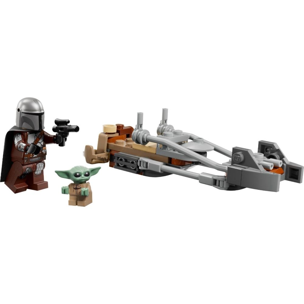 LEGO® Star Wars - Мотоциклетът на мандалореца и Грогу (75436)