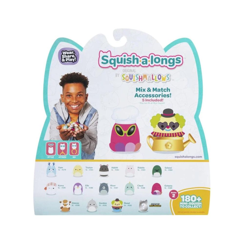 Комплект от 14 фигурки, Squishmallows, Squish a longs, S2