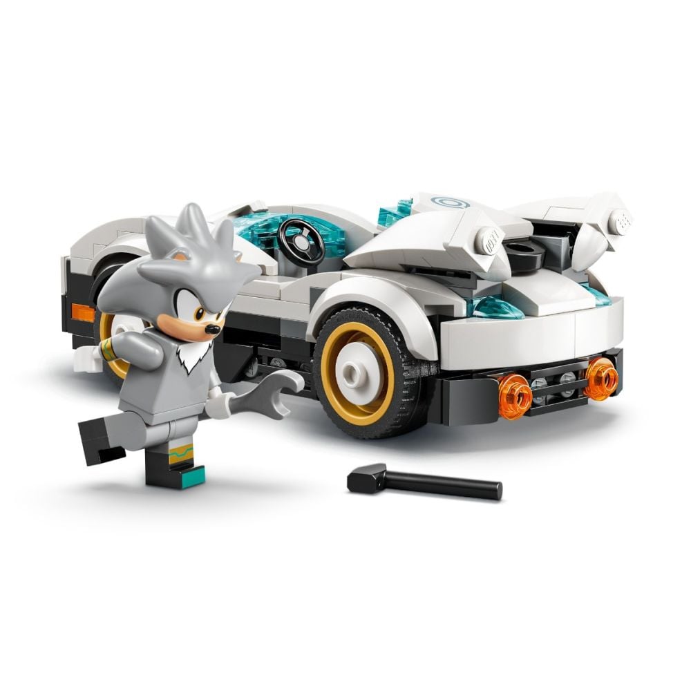 LEGO® Sonic The Hedgehog - Колата на Silver срещу чудовищния камион на Нъкълс (77118)