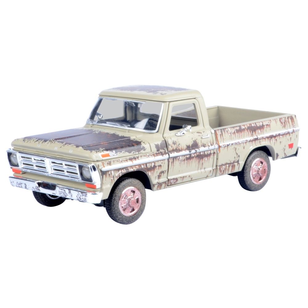 Метална количка, Motormax, Weathered Treasures, 1972 Ford F-100 Pickup, 1:24