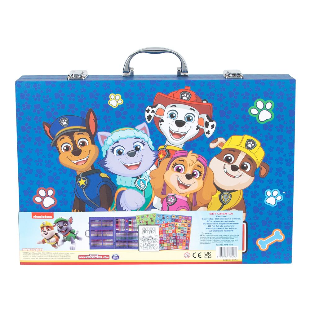Комплект за оцветяване в кутия, Paw Patrol, 137 части