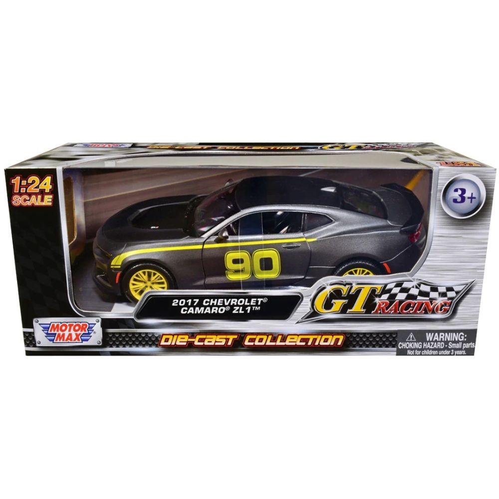 Количка Motormax, 2017 Chevrolet Camaro ZL1 Gt Racing, 1:24