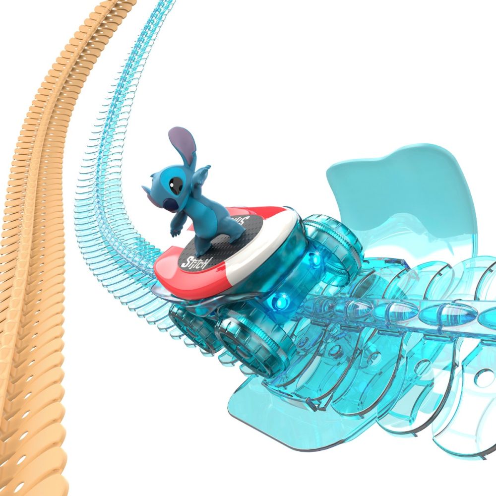 Комплект за игра писта с количка, Smoby, Disney Stitch Flextreme