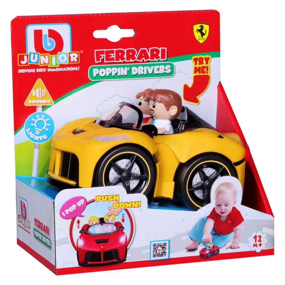 Моето първо Ферари, Bburago, Poppin Drivers, Жълто