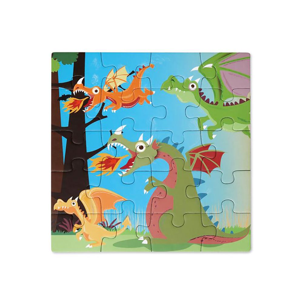 Магнитен пъзел Scratch, Дракони, 20 части