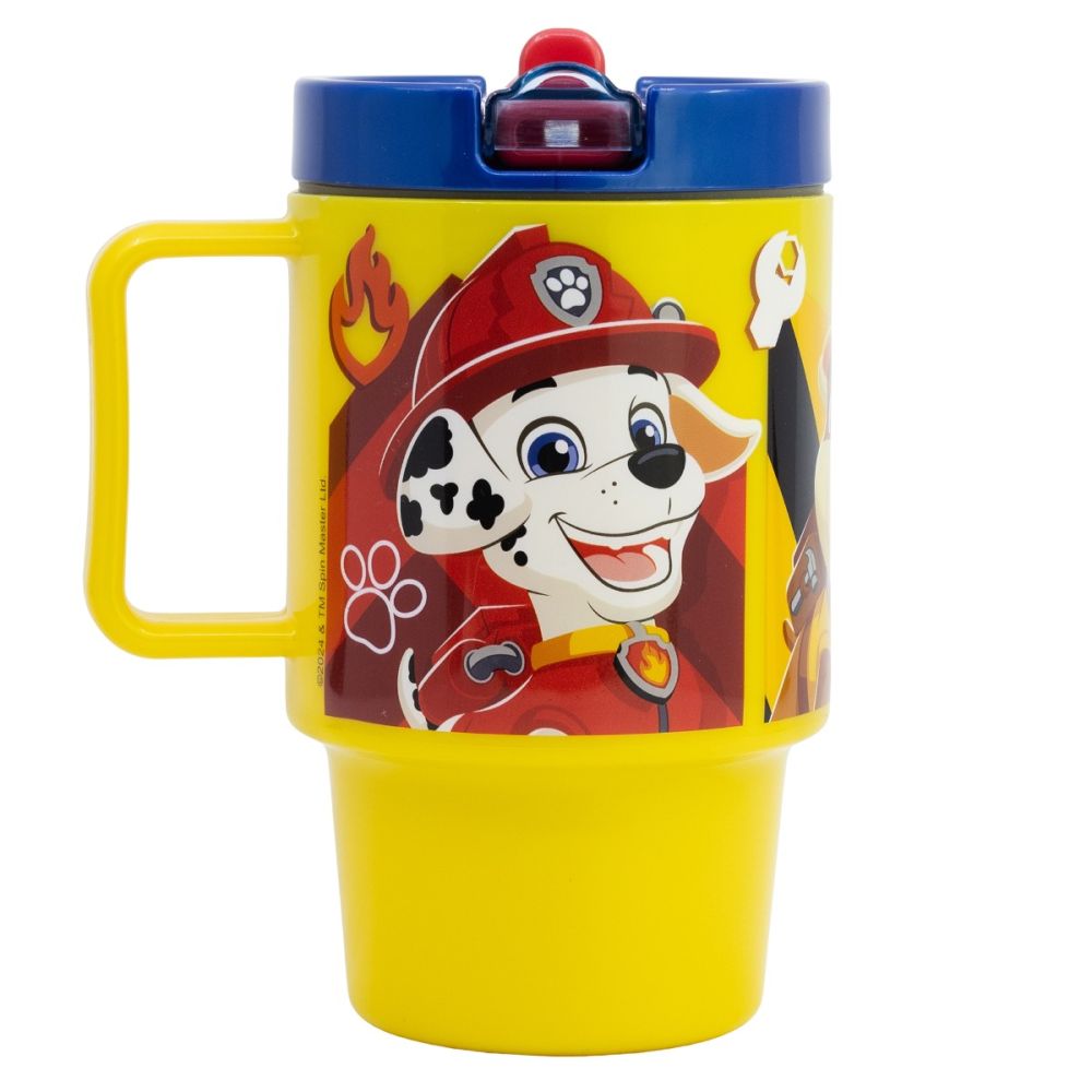 Чаша със сламка, Paw Patrol, 530 мл