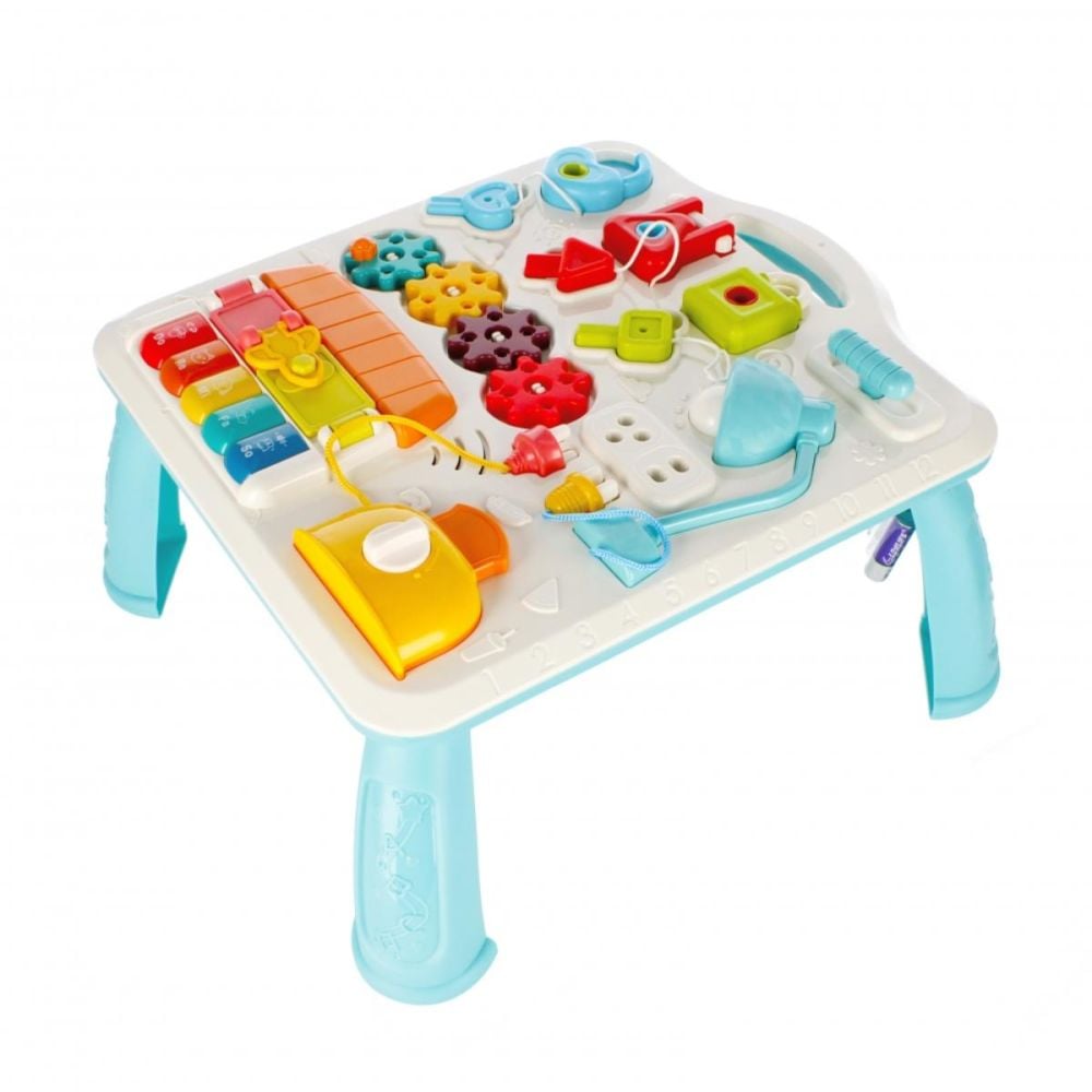 Бебешка играчка, BamBam, Музикална масичка със занимания, 2 в 1