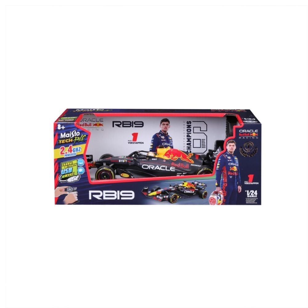 Радиоуправляема количка, Maisto, F1 2023 Oracle Red Bull Racing RB19, 1:24