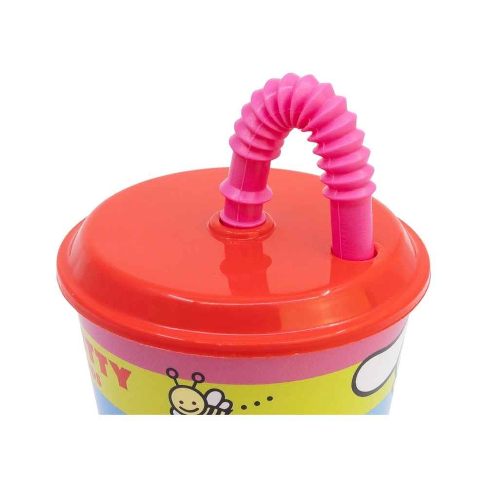 Чаша със сламка, Stor, Hello Kitty and Friends, 430 мл