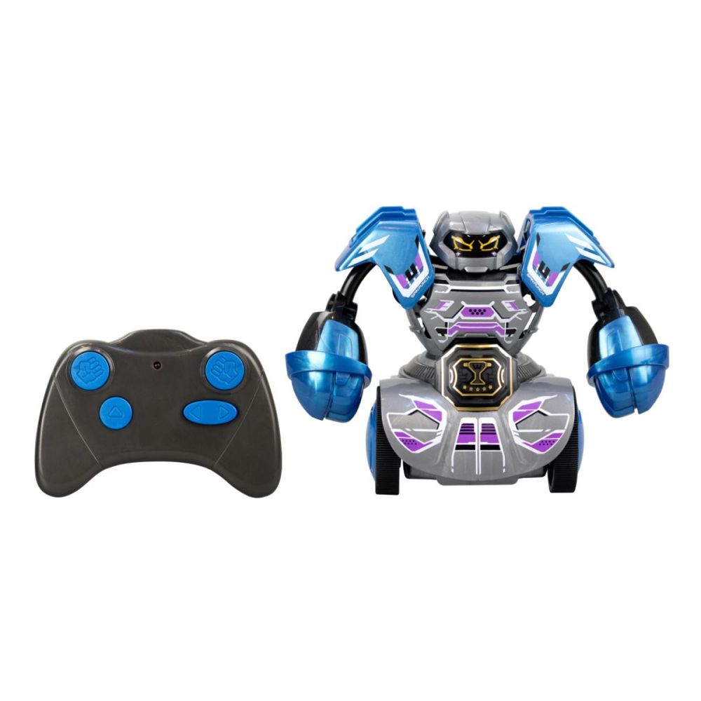 Комплект 2 робота с дистанционно управление, Silverlit, Robo Kombat, Tornado 360 Punch, Зелено-Син