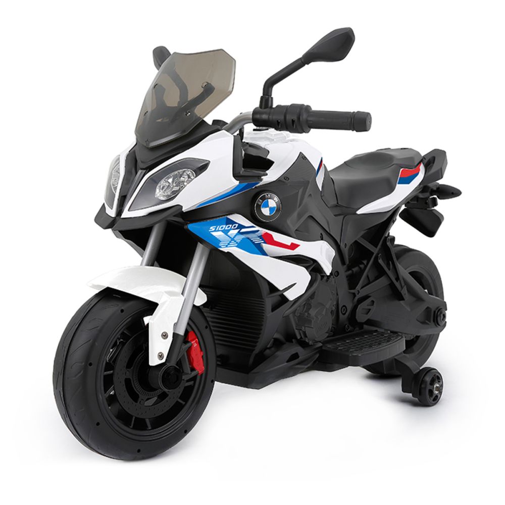 Електрическа кола Rastar, BMW S 1000 XR, 12 V, Бяла