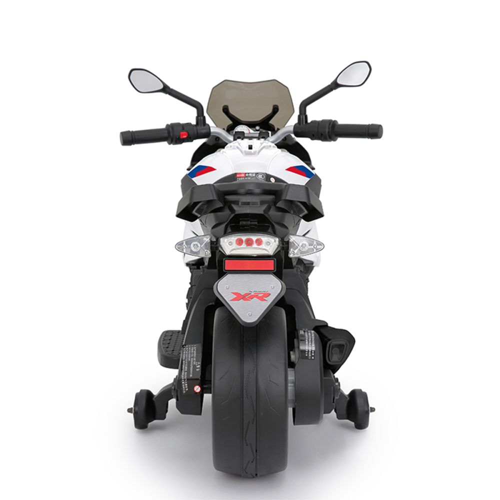 Електрическа кола Rastar, BMW S 1000 XR, 12 V, Бяла