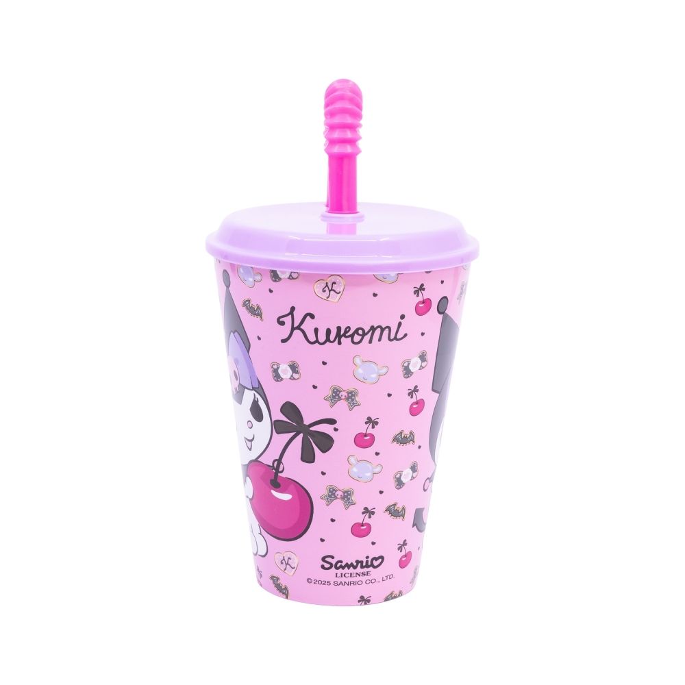 Чаша със сламка, Stor, Kuromi, 430 мл