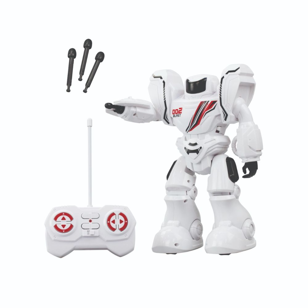 Робот с дистанционно управление, Silverlit, Ycoo, Robo Blast One, Бял