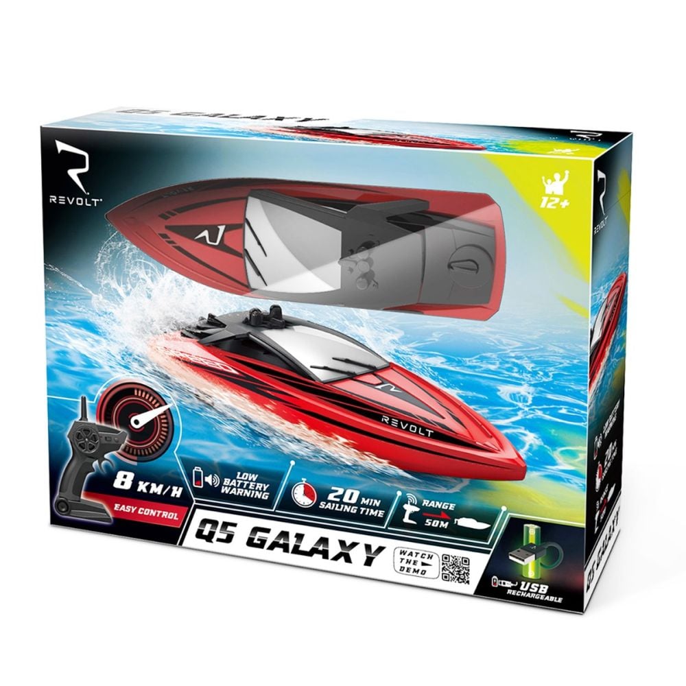 Лодка с дистанционно управление, Revolt, Q5 Galaxy