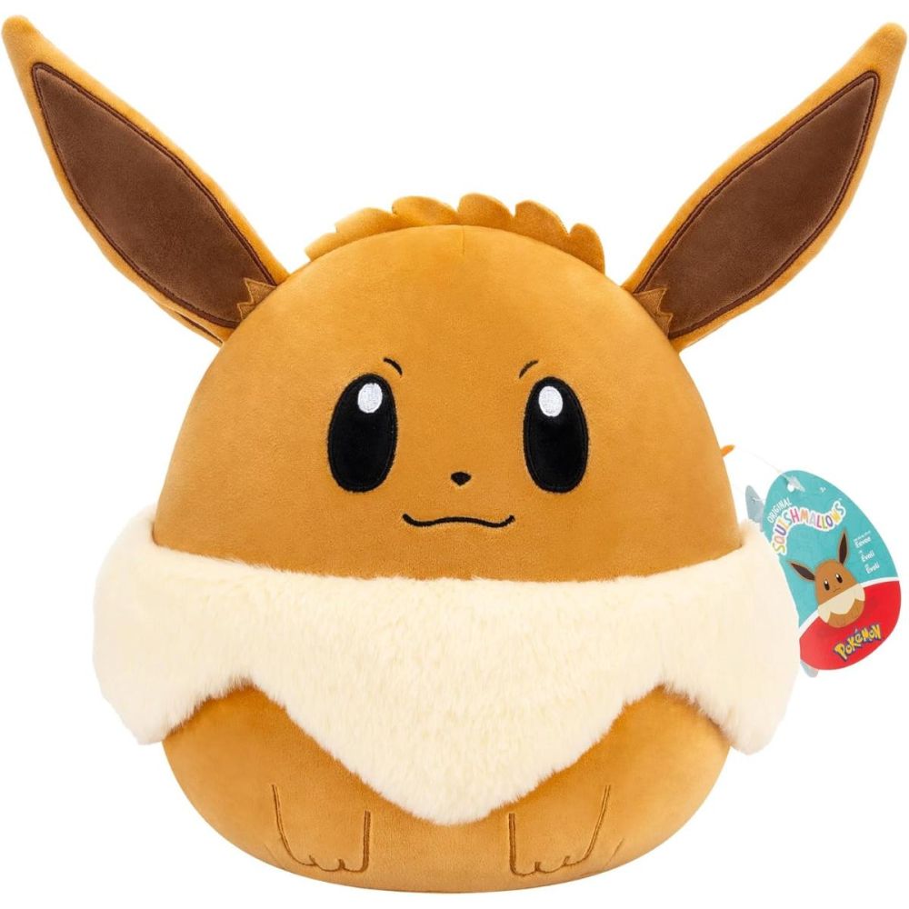 Плюшена играчка Pokemon Squishmallows, Eevee, 25 см