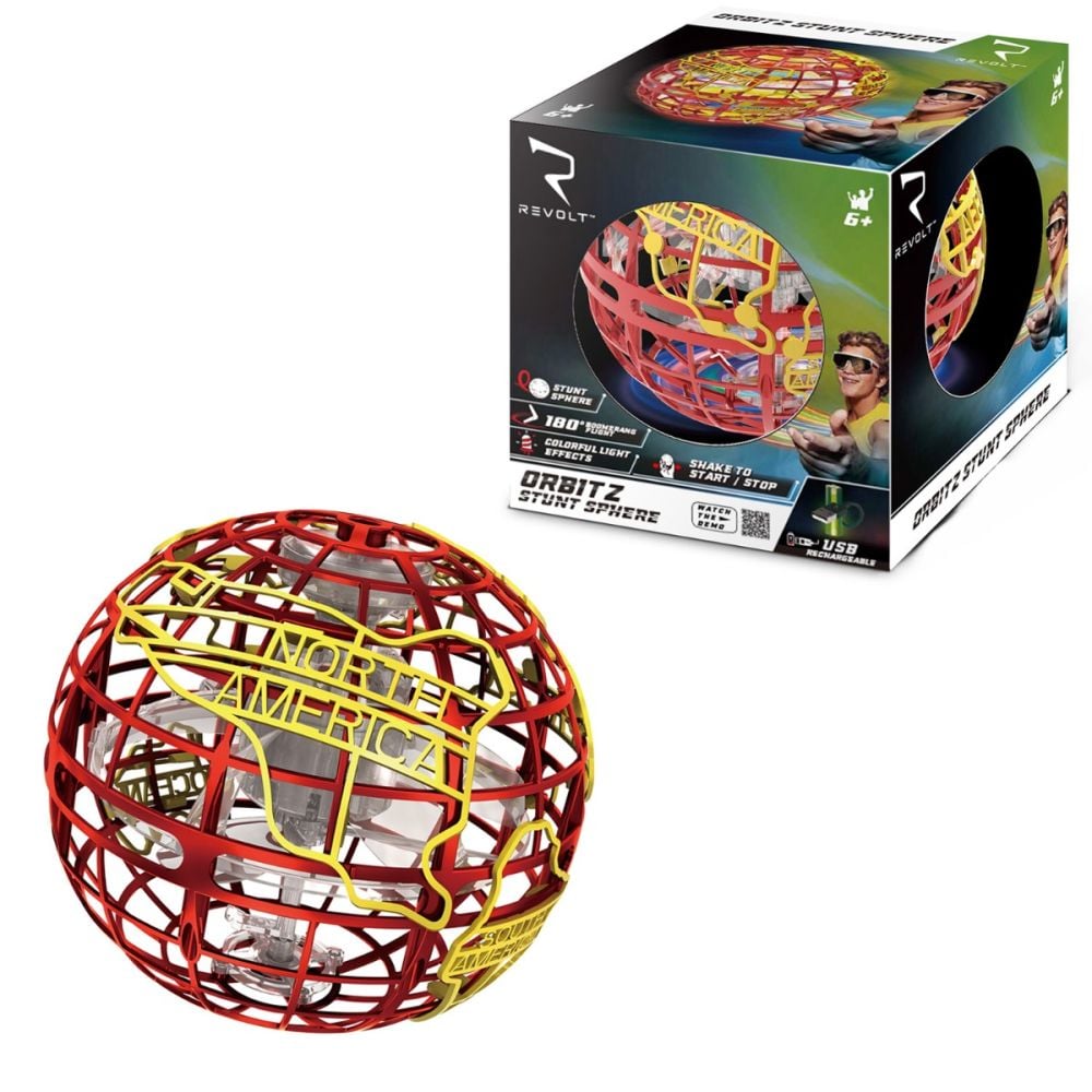 Мини дрон, Revolt, Orbitz Stunt Sphere, Червен