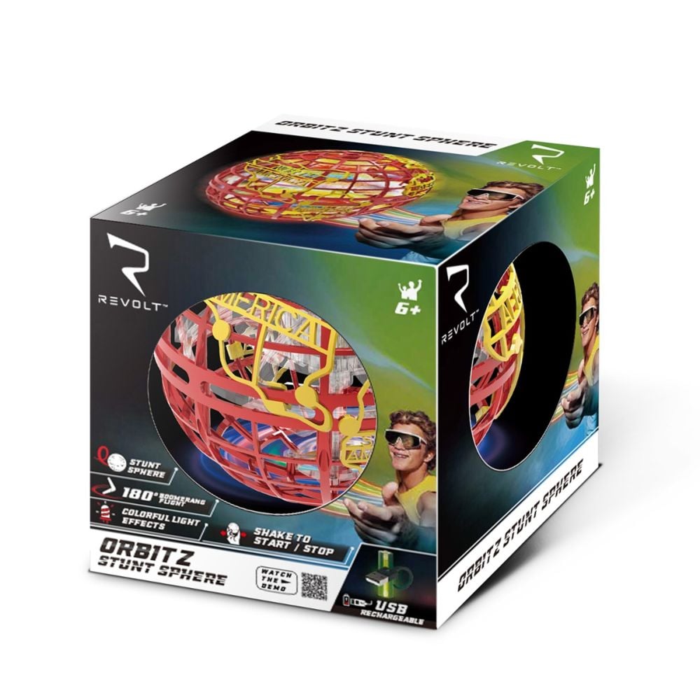 Мини дрон, Revolt, Orbitz Stunt Sphere, Червен