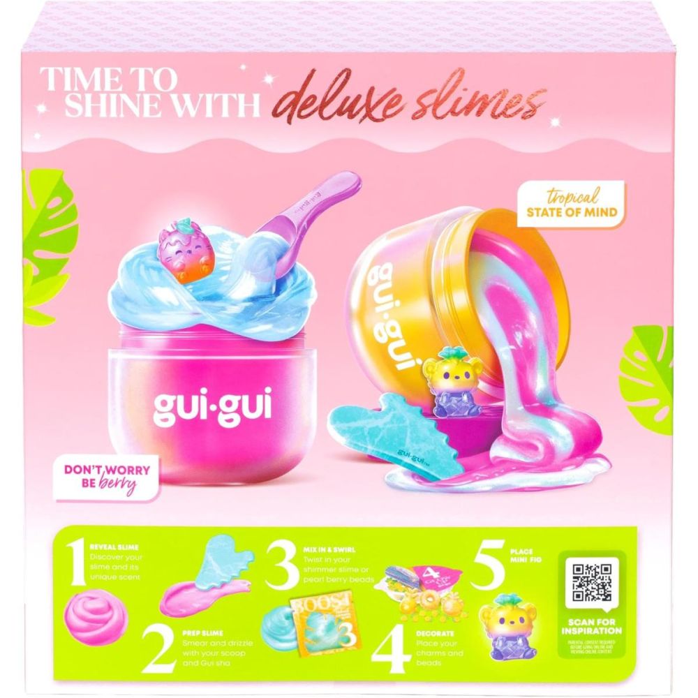Творчески комплект за слайм, Gui Gui, Fruity Glow Deluxe