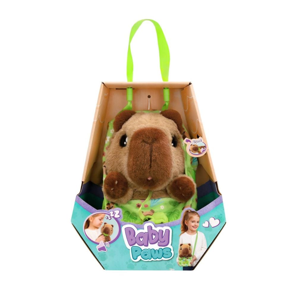 Интерактивна плюшена играчка, Baby Paws, Capybara