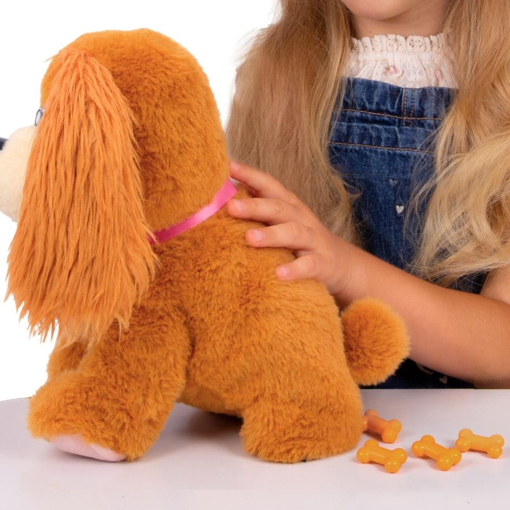 Интерактивна плюшена играчка, Baby Paws, Eat & Go, Puppy, 25 звука