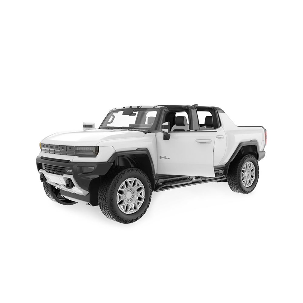 Количка с дистанционно, Rastar, Hummer EV, 1:16, Бяла
