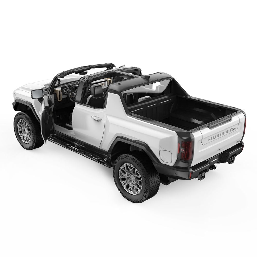 Количка с дистанционно, Rastar, Hummer EV, 1:16, Бяла