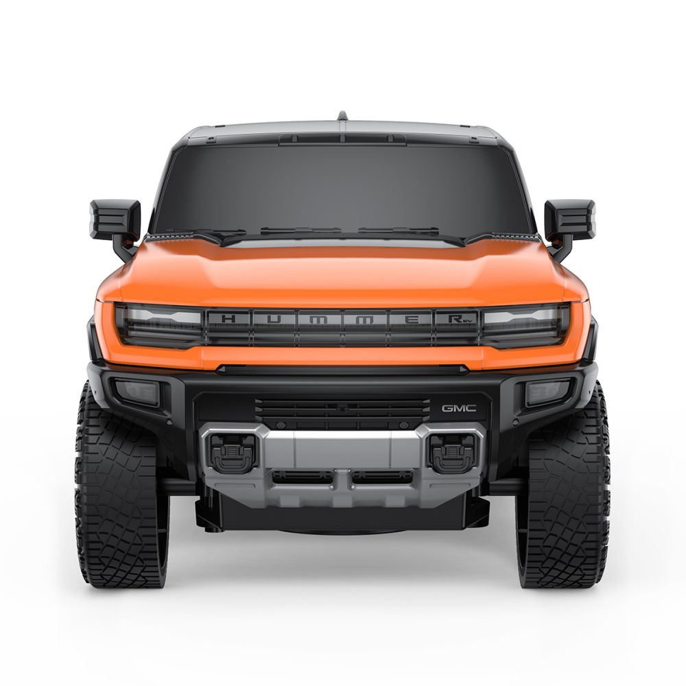 Количка с дистанционно, Rastar, Hummer EV, 1:26, Оранжева