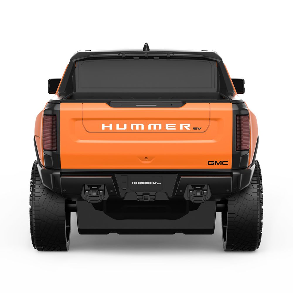 Количка с дистанционно, Rastar, Hummer EV, 1:26, Оранжева