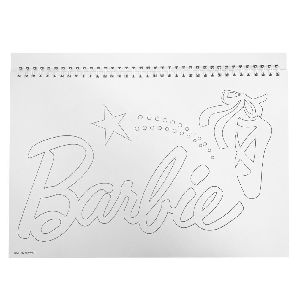 Скицник със стикери Barbie Ballet, 40 листа